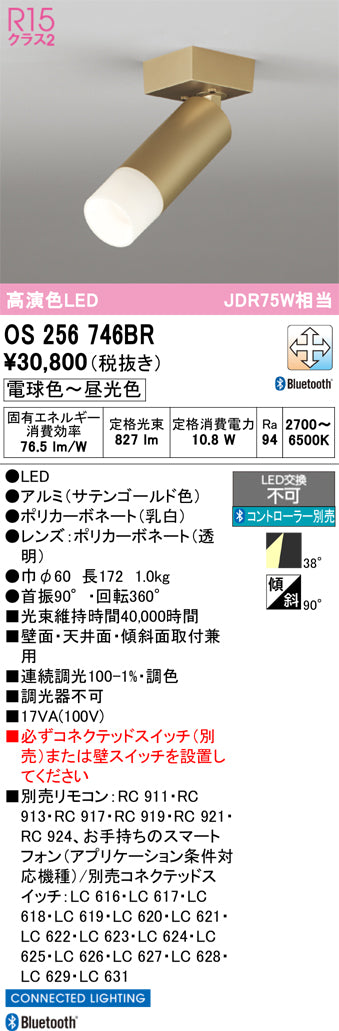 オーデリック（ODELIC）スポットライト OS256746BR