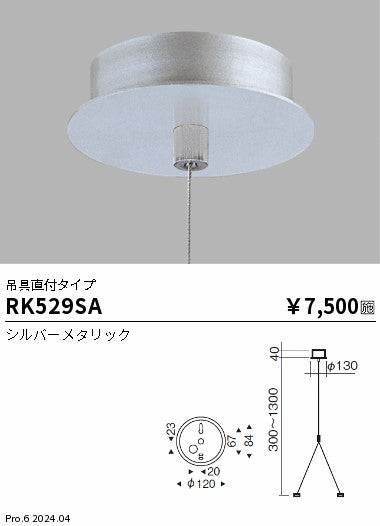遠藤照明（ENDO）オプション RK529SA