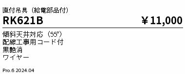 遠藤照明（ENDO）オプション RK621B