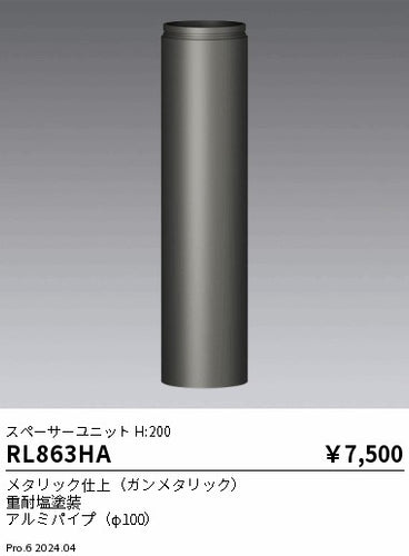 遠藤照明（ENDO）オプション RL863HA