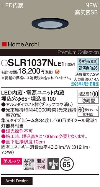 パナソニック（PANASONIC）屋外灯 SLR1037NLE1