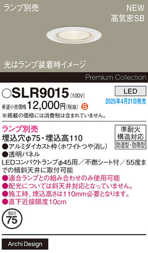 パナソニック（PANASONIC）屋外灯 SLR9015