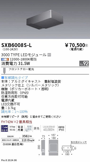 遠藤照明（ENDO）屋外灯 SXB6008S-L