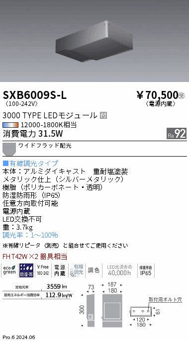 遠藤照明（ENDO）屋外灯 SXB6009S-L