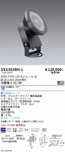 遠藤照明（ENDO）屋外灯 SXS3036H-L