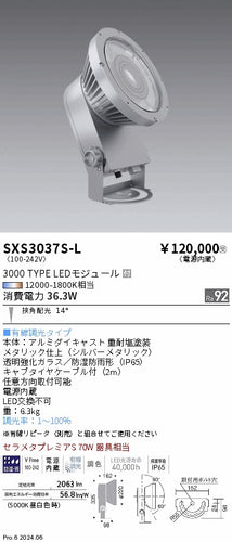 遠藤照明（ENDO）屋外灯 SXS3037S-L