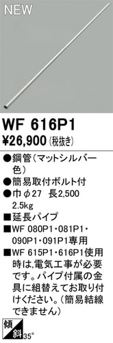 オーデリック（ODELIC）シーリングファン WF616P1