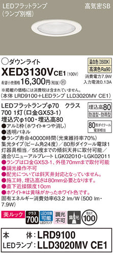 パナソニック（PANASONIC）ポーチライト XED3130VCE1
