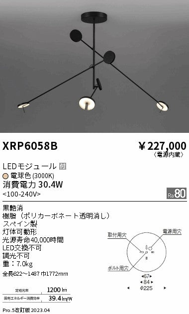 遠藤照明（ENDO）シャンデリア XRP6058B