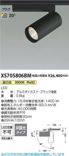 コイズミ（KOIZUMI）スポットライト XS705806BM