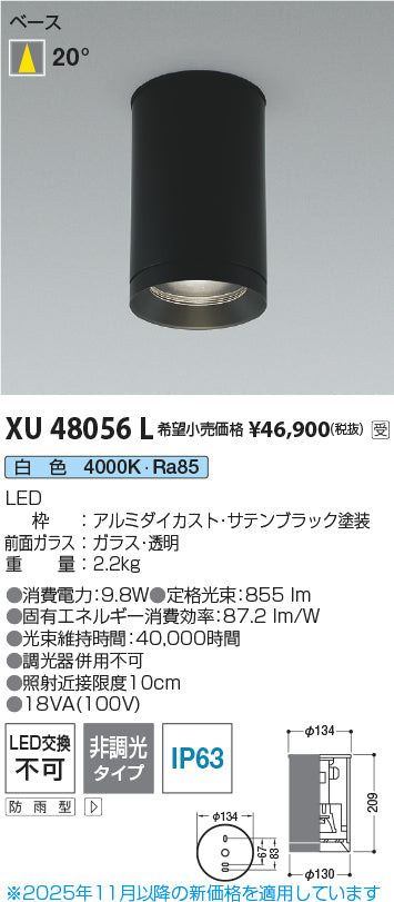 コイズミ（KOIZUMI）ポーチライト XU48056L