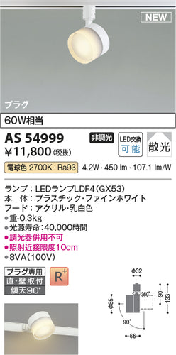 コイズミ（KOIZUMI）スポットライト AS54999